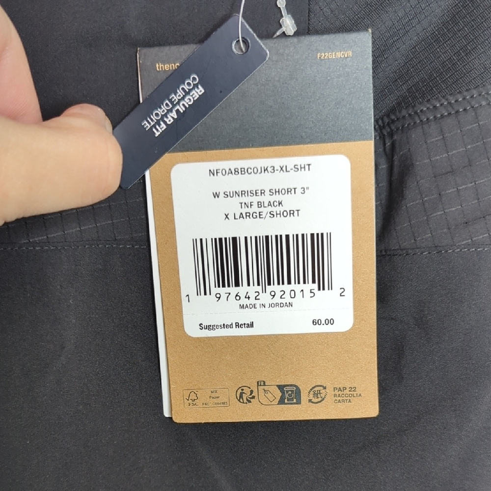 The North Face Women's Black Athletic Shorts - Picture 2 of 12